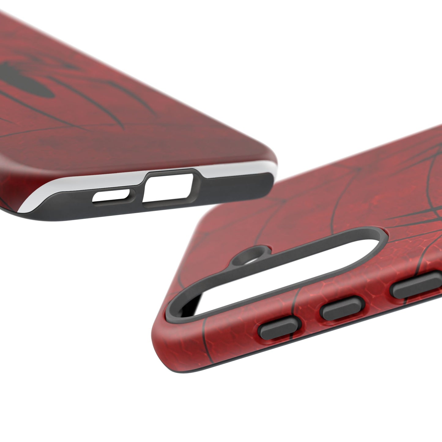 Spider Emblem Tough Phone Case — Red Web Armor