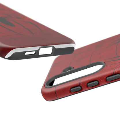 Spider Emblem Tough Phone Case — Red Web Armor