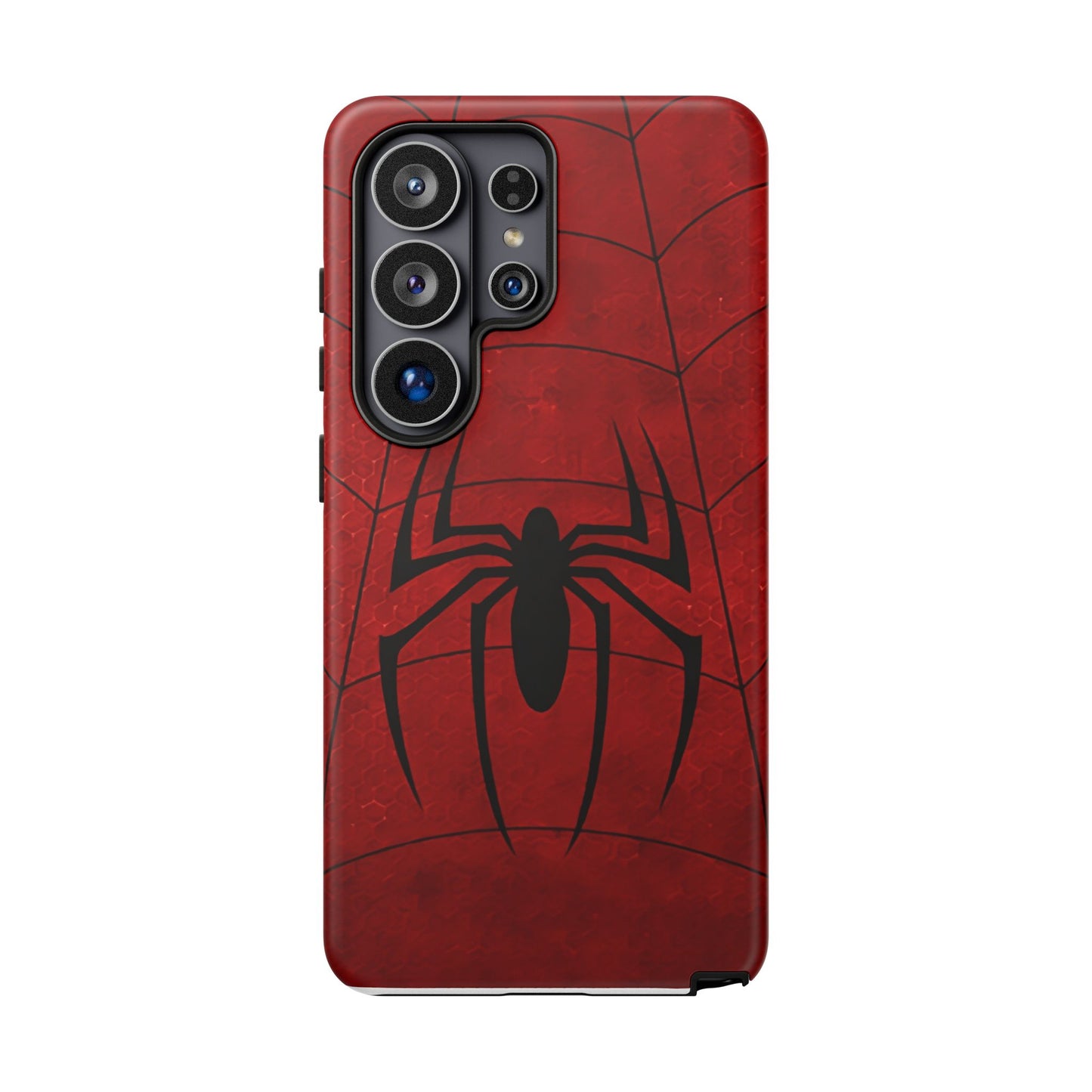 Spider Emblem Tough Phone Case — Red Web Armor