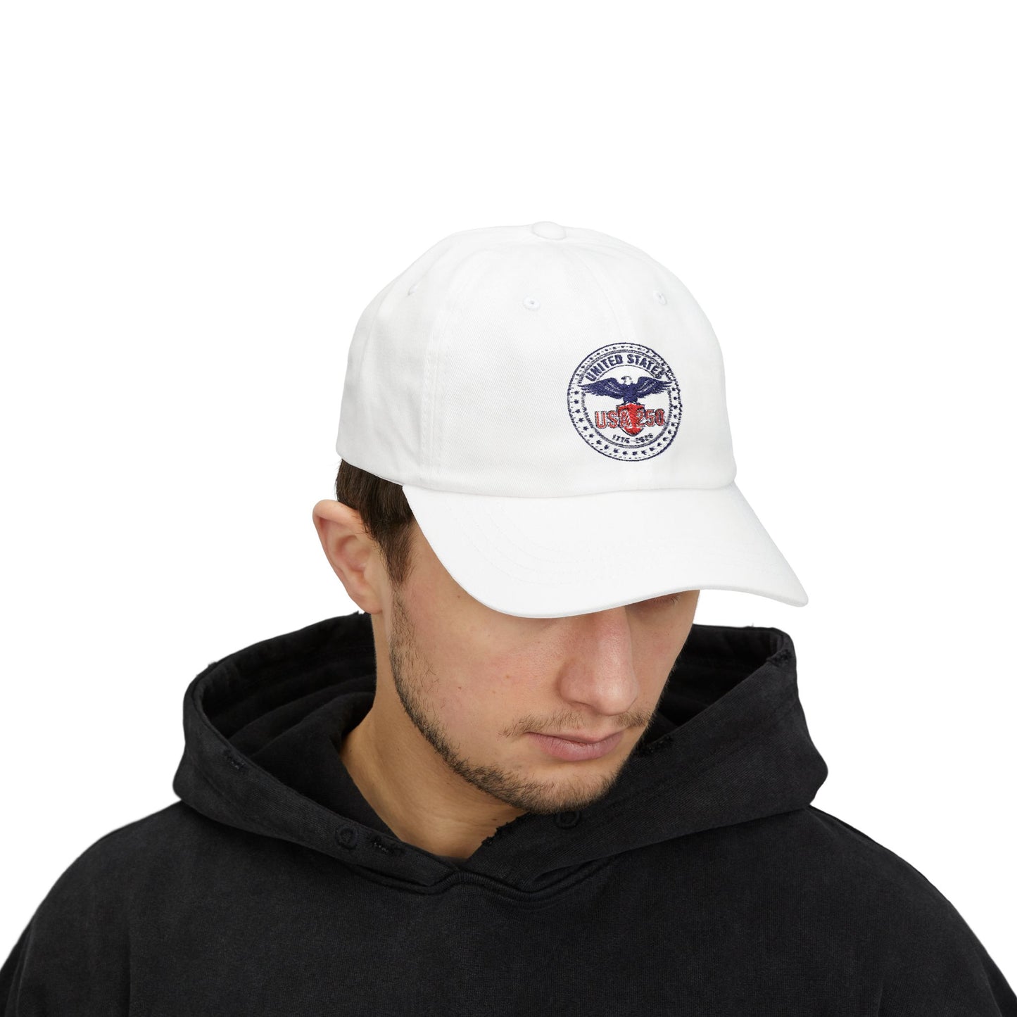 Classic Dad Cap - Vintage USA Eagle Embroidered Hat