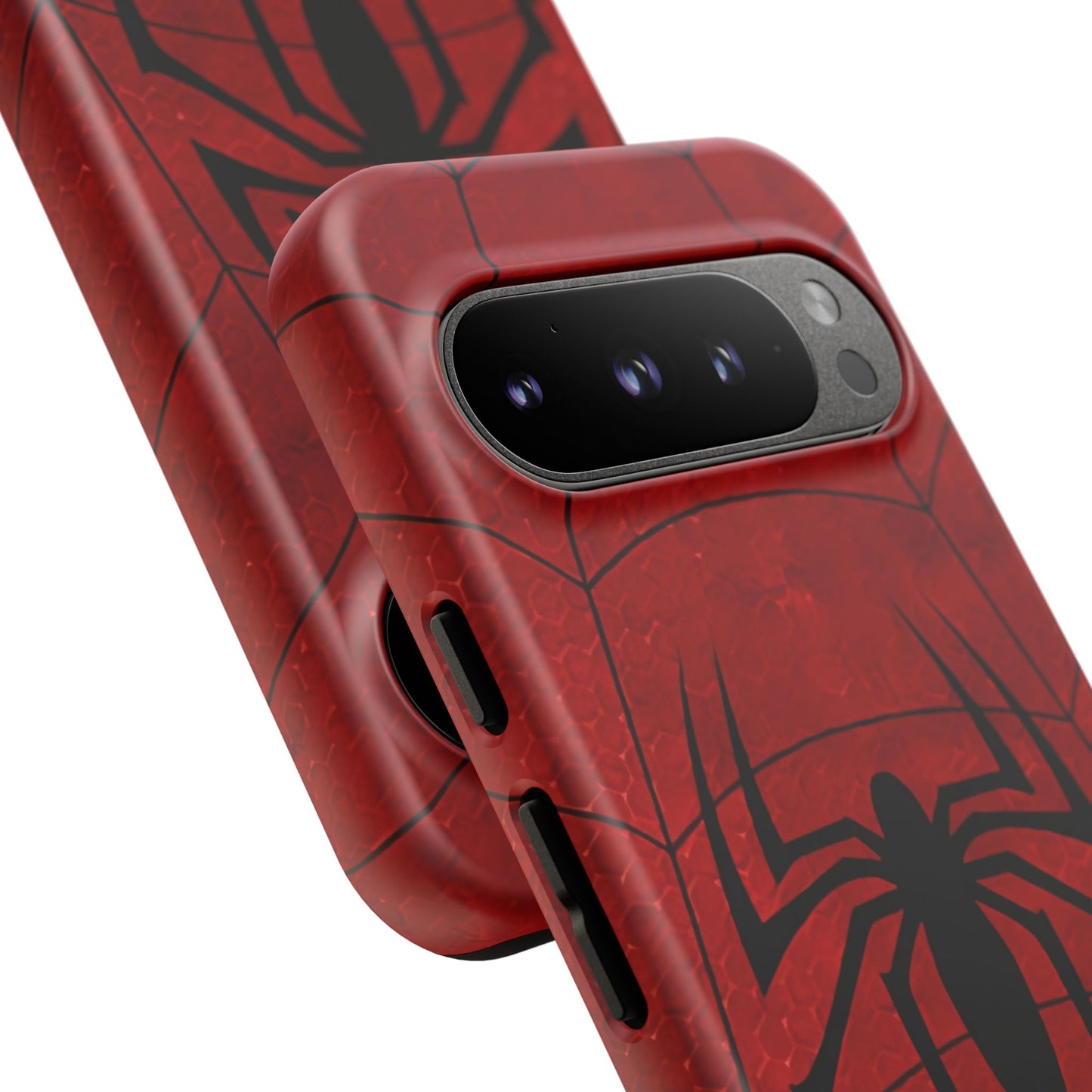 Spider Emblem Tough Phone Case — Red Web Armor