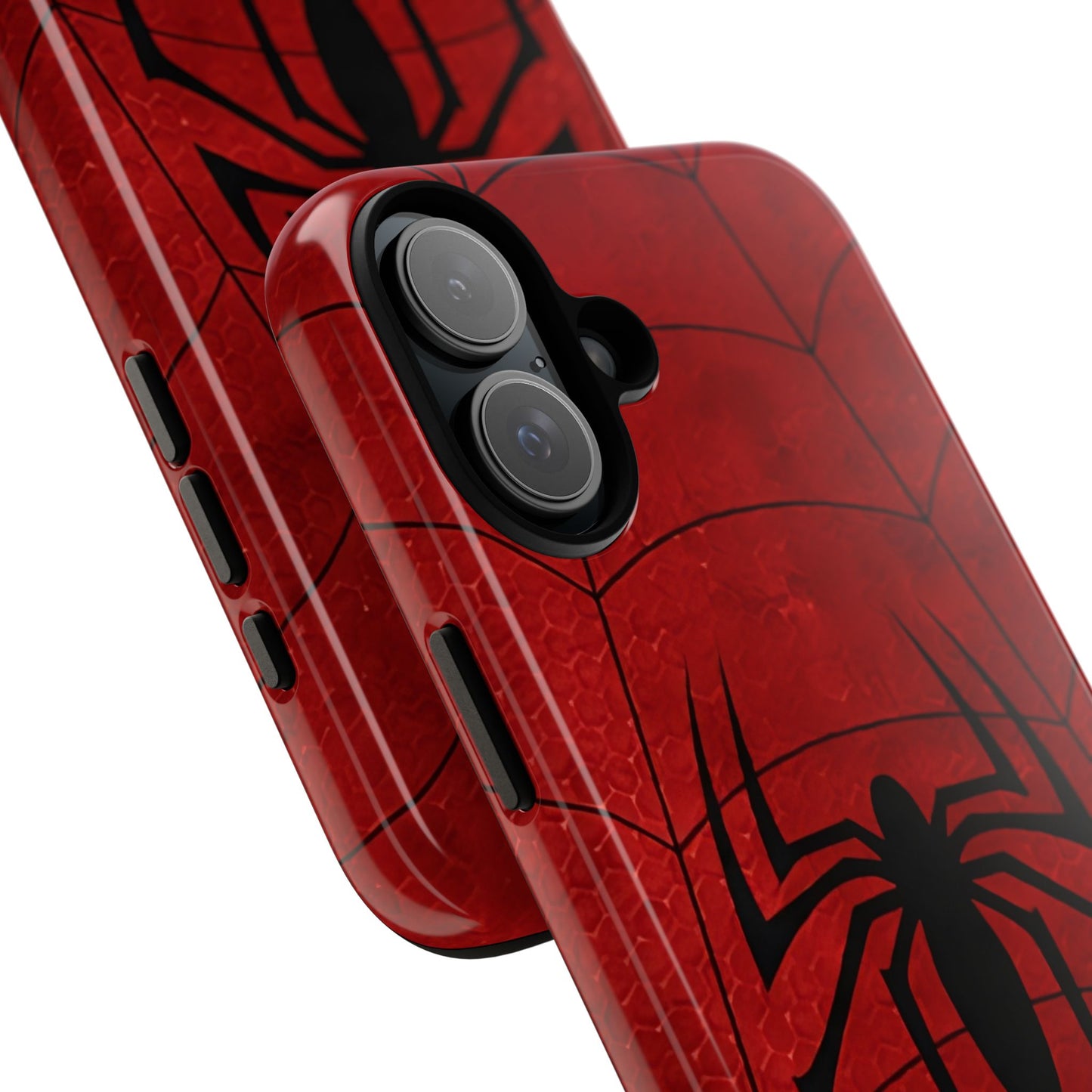 Spider Emblem Tough Phone Case — Red Web Armor